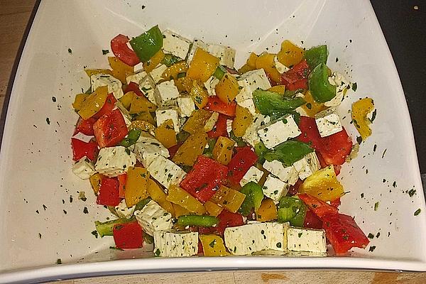 Bell Pepper Feta Salad