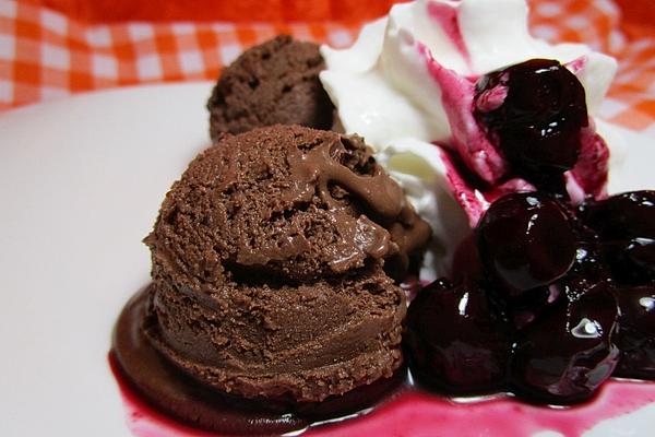 Black Chocolate Ice Cream