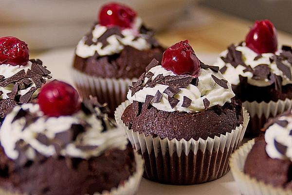 Black Forest Cherry Cupcakes