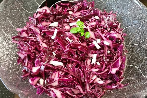 Blue Cabbage Salad or Red Cabbage Salad