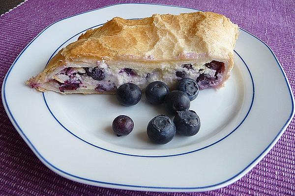 Blueberry Curd Strudel