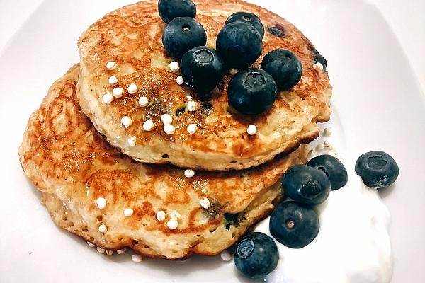 Blueberry Pancakes Without Sugar