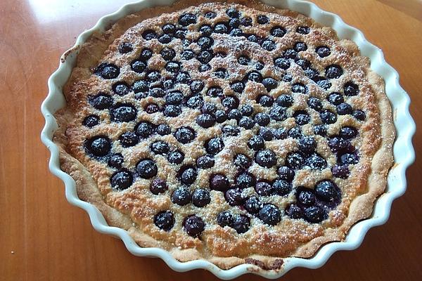 Blueberry Tart with Almond Cream