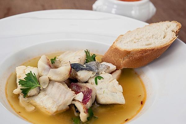 Bouillabaisse with Rouille Sauce and Baguette