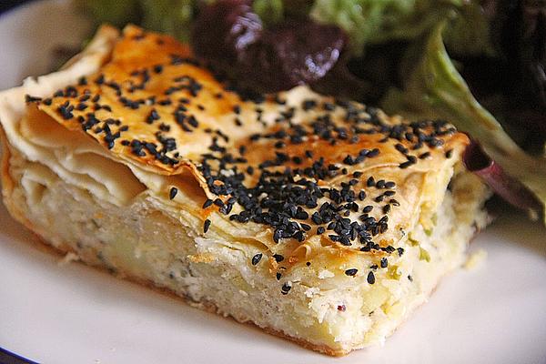 Börek on Baking Sheet