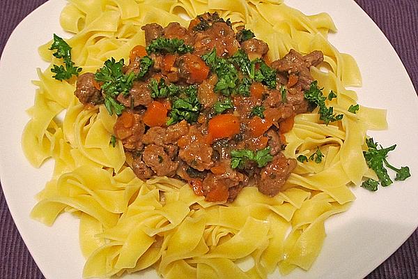 Broad Ribbon Noodles with Duck Ragout