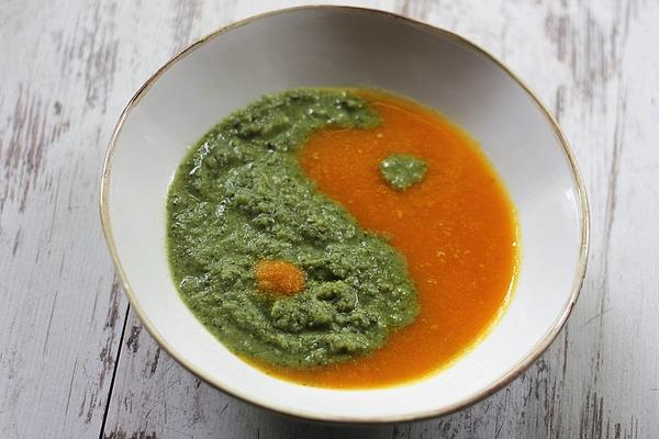 Broccoli and Carrot Soup with Ginger