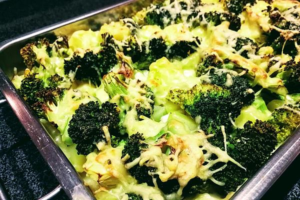 Broccoli and Potato Gratin