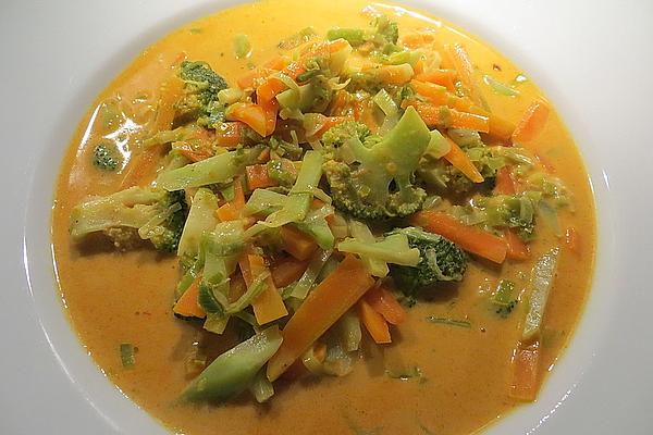 Broccoli Curry Coconut Milk Soup