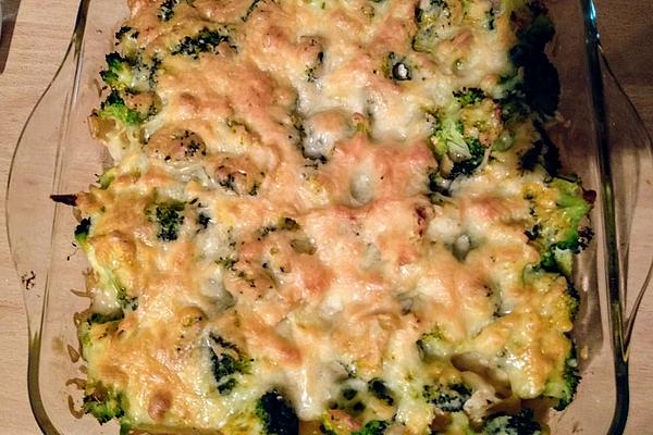 Broccoli Noodle Mince Casserole