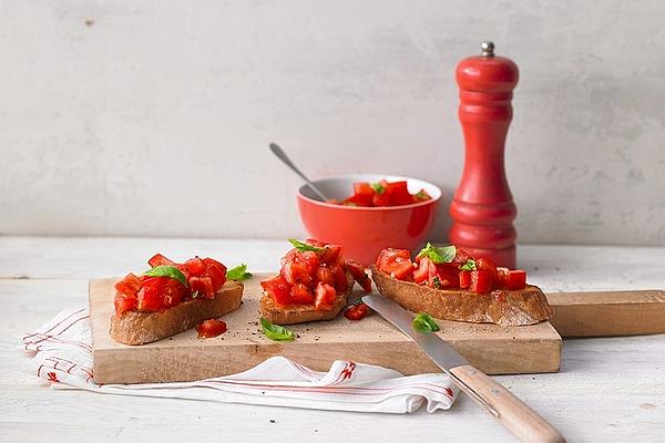 Bruschetta with Cold Tomatoes