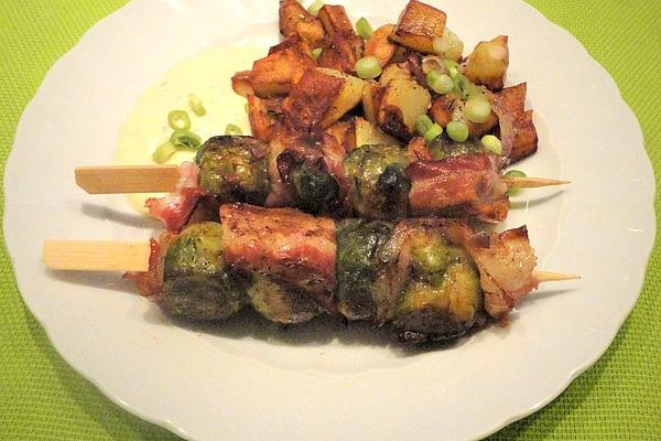 Brussels Sprouts – Bacon – Skewers