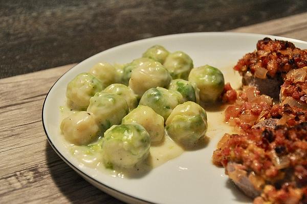 Brussels Sprouts with Sauce