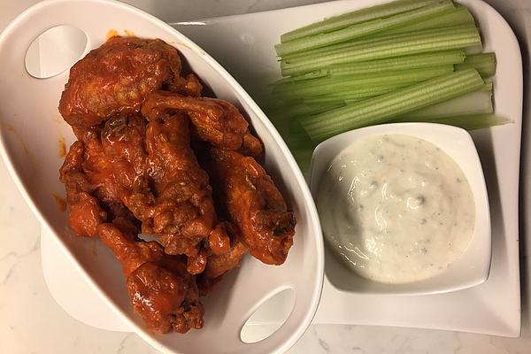 Buffalo Chicken Wings with Blue Cheese Dip