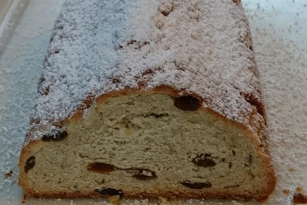 Butter Almond Stollen with Marzipan