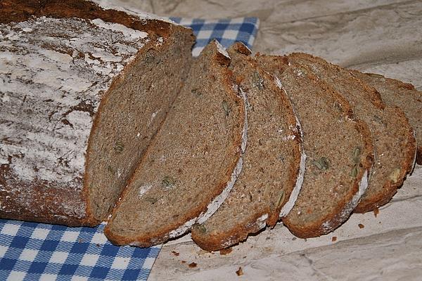 Buttermilk Bread with Whole Wheat Flour and Sunflower Seeds
