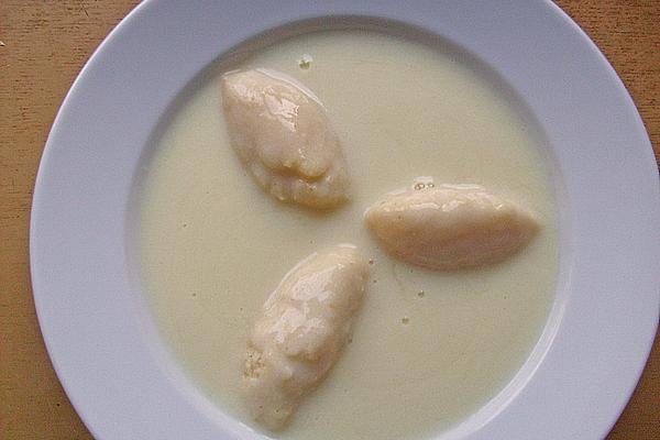 Buttermilk Soup with Semolina Dumplings