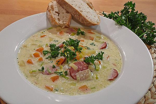 Cabanossi Cheese Soup