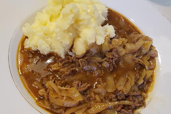 Cabbage Mince Stew