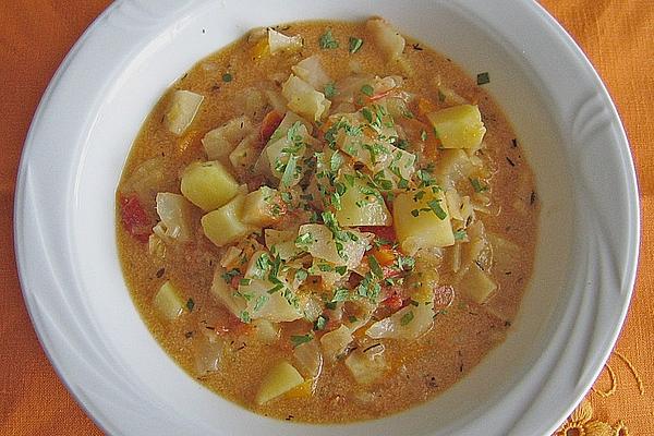 Cabbage Stew with Sour Cream