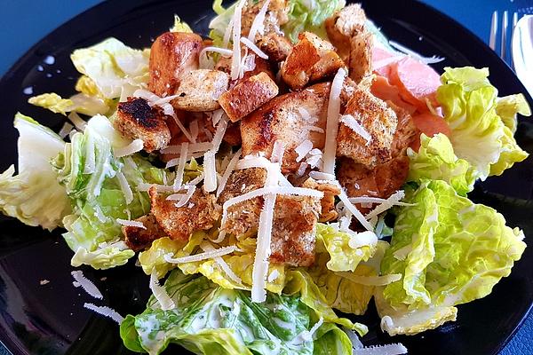 Caesar`s Salad with Parmesan Croutons