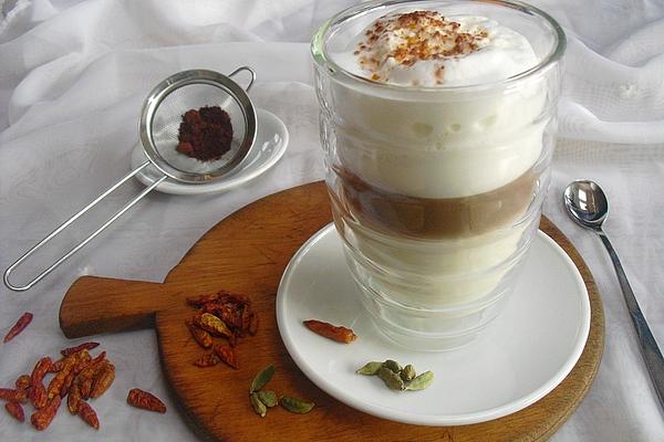 Caffè Latte with Cardamom and Chilli