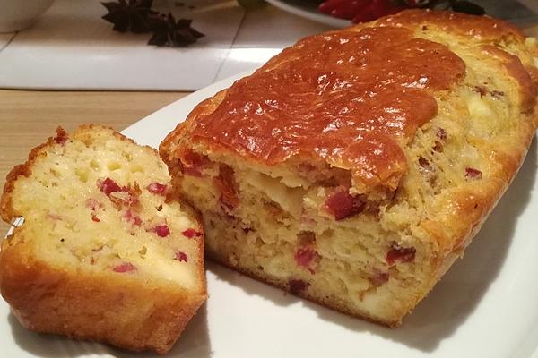 Cake with Bacon and Cheese