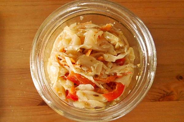 Canned White Cabbage Salad