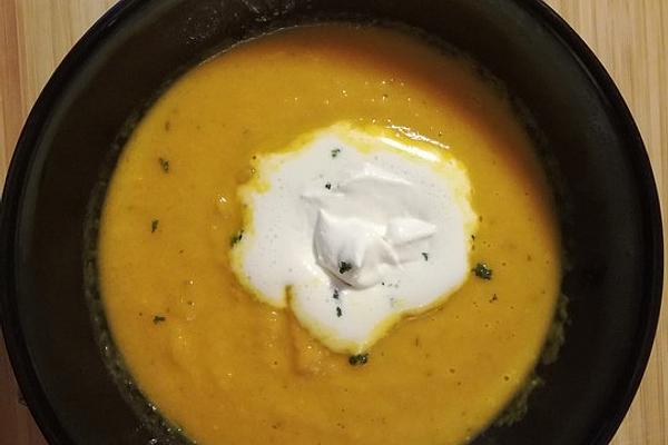 Carrot and Ginger Soup with Parsnips