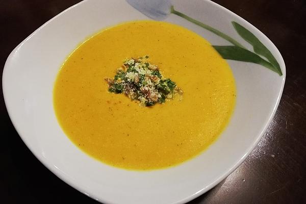 Carrot and Orange Soup with Date Gremolata