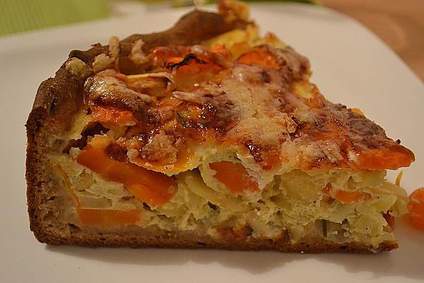 Carrot and Parsnip Quiche