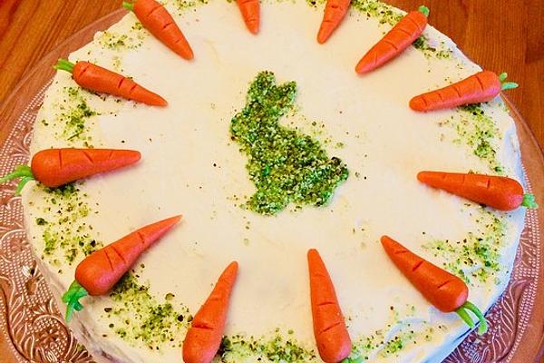 Carrot Cake with Cream Cheese Cream