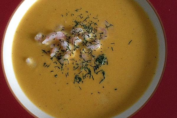 Carrot Soup with Crabs