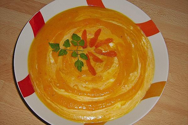 Carrot Soup with Dried Apricots