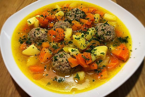 Carrot Stew with Meatballs