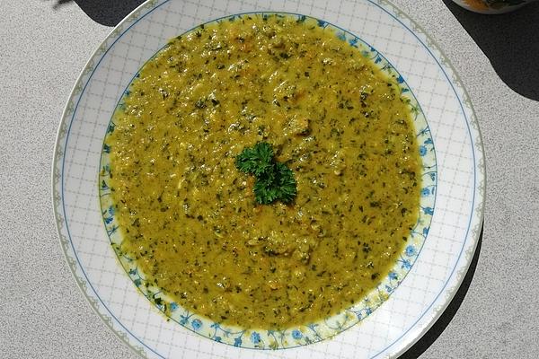 Carrots – Spinach – Soup with Lentils