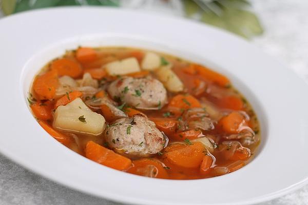 Carrots Stew with Sausage Balls