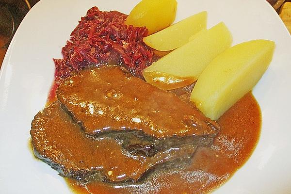 Carstens Braised Beef with Calvados and Prunes