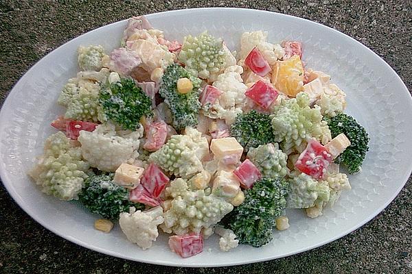 Cauliflower – Broccoli – Romanesco Salad