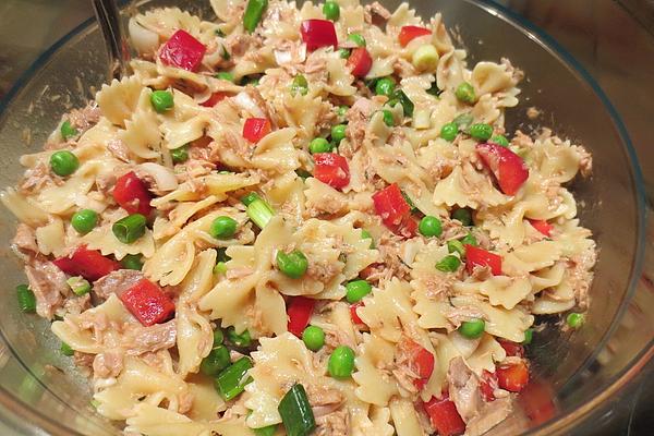 Cheese and Tuna Pasta Salad Without Mayonnaise