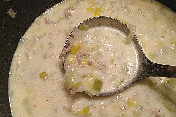 Cheese Soup with Tartare
