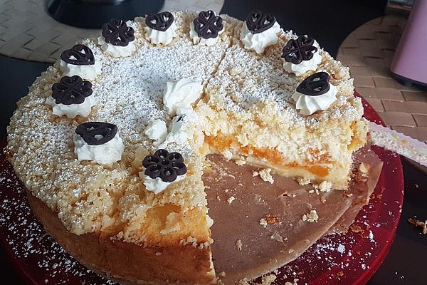 Cheesecake with Cherries and Sprinkles