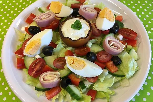 Chef Salad with Heavenly Dressing