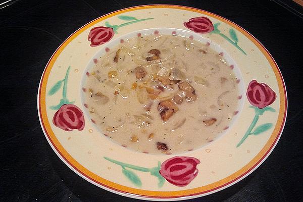 Chestnut Soup with Coconut Milk and Chilli