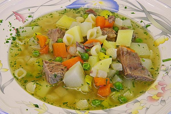Chica`s Beef Soup with Lots Of Vegetables