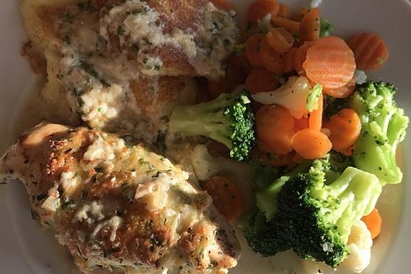 Chicken Breast Fillet with Herb and Cheese Crust