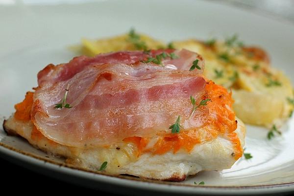 Chicken Breast Fillets with Carrot and Cheese Crust