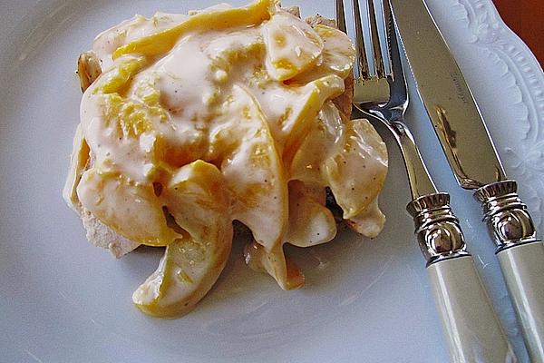 Chicken Breasts with Peach Mayonnaise