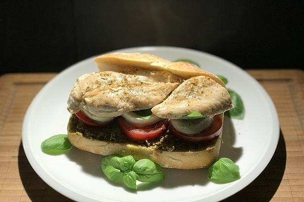 Chicken Burger in Ciabatta