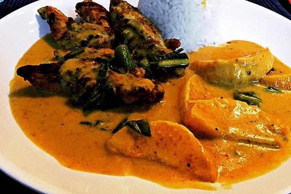 Chicken in Coconut Curry Sauce